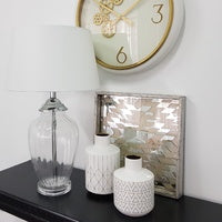 Addison Table Lamp All Glass Contemporary